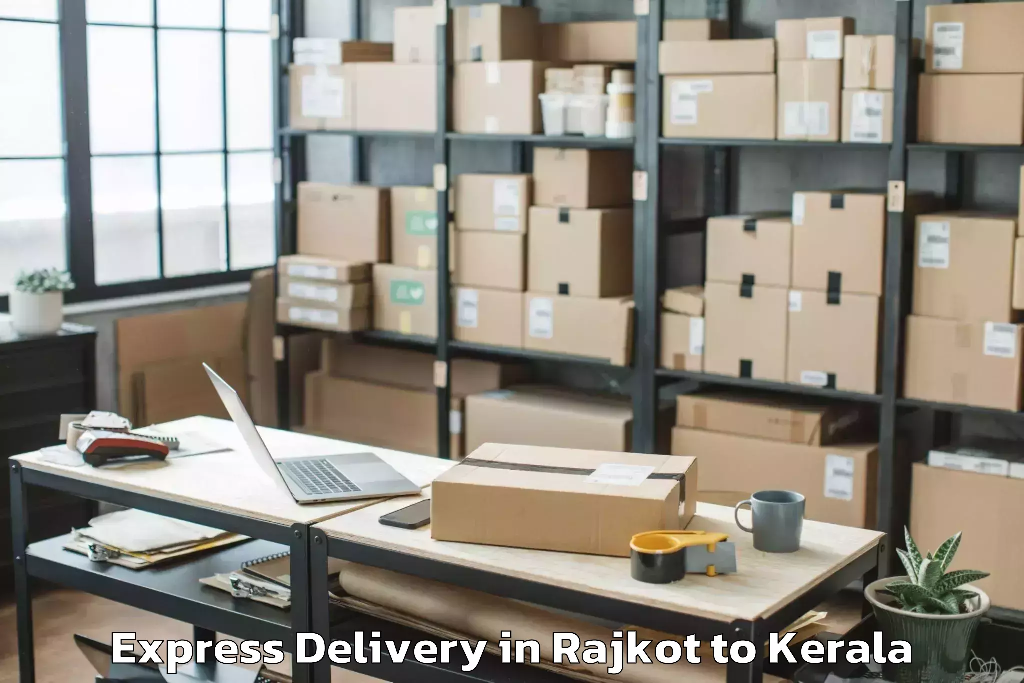 Hassle-Free Rajkot to Pandikkad Express Delivery